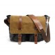 China Factory Vintage Style Quality Thick Canvas Camera Bag Messenger