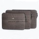 Factory Price Eco-Friendly Croco Grain PU Leather Laptop Sleeve, Customized Size Laptop Bag/Laptop Briefcase with Zipper