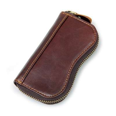 Factory Price Mens Leather Key Holder Wallet with Cion Pocket